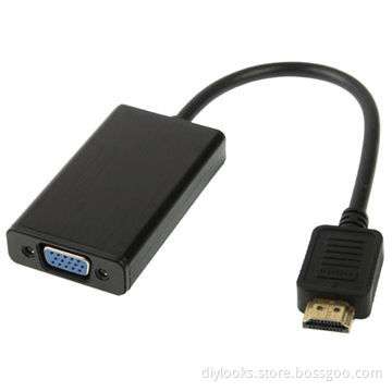 Wholesale wireless Full HD 1080P HDMI to VGA AV adapter, length 27cm, 4G smartphoneNew